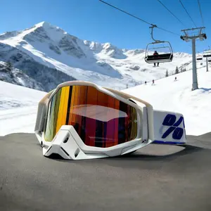 Men's Ski Goggles Protection Windproof Glasses Women's Eyewear Couple Same Style Snowboarding Motorcycle Sports Riding Sunglasses Sports Outdoor Sunglasses