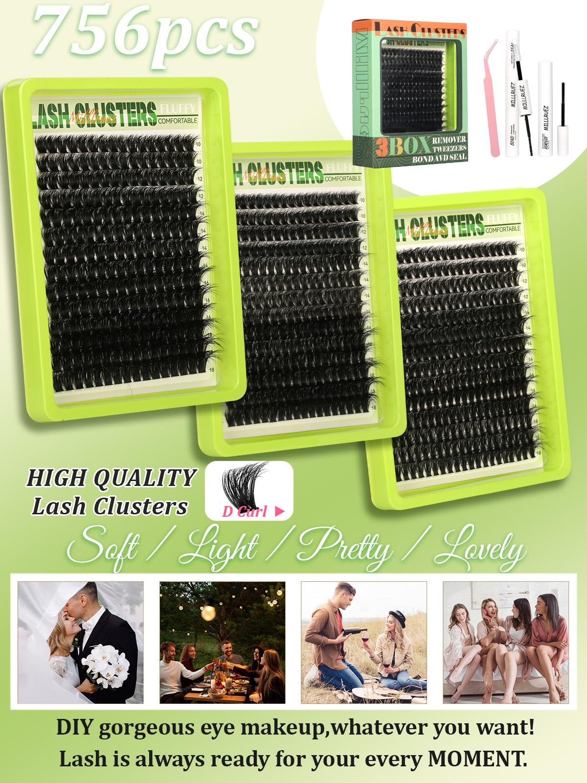 3 Styles Eyelash Clusters for Natural, Voluminous Look - TikTok Shop