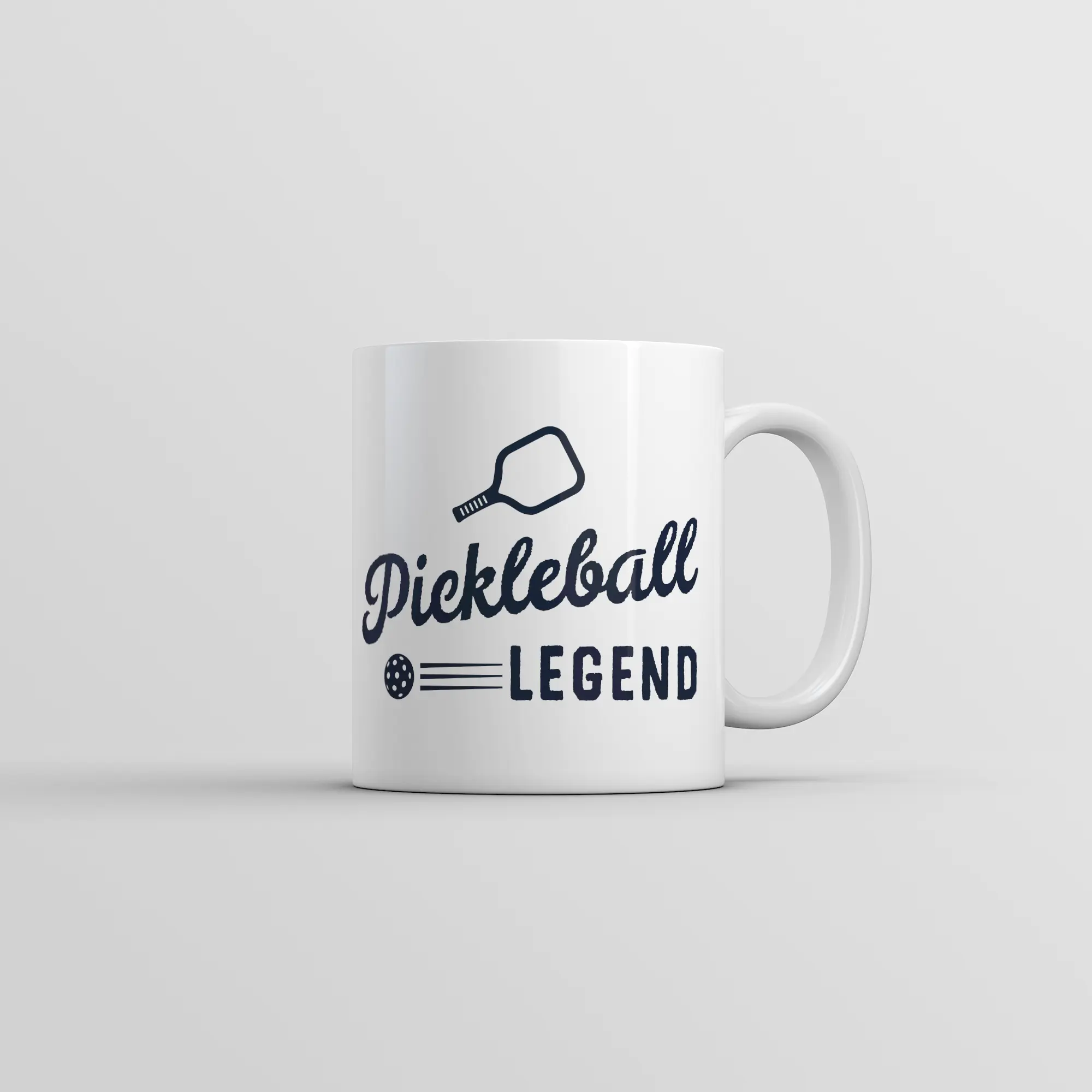 Pickleball Legend Mug Funny Novelty Coffee Cup - 11oz Funny Coffee Mugs Ceramic Printed Drinkware Cup