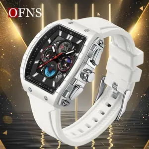 Unisex Barrel-shaped Multifunctional Watch, Calendar & Stopwatch, Shockproof and Wear-resistant, Perfect for Daily Casual Wear