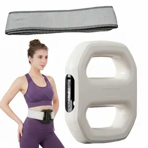 Deep Tissue Percussion Muscle Massager, ElectricDual-Ring Fascia Massager with Belt, 4 Modes and3 Intensities Handheld Full Body Fascia MassagerRing for Relaxation, Portable Muscle Massagers