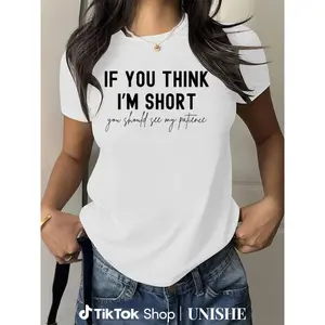 Comical Short Person Gift Shirt – Sarcastic Graphic Tee for Men and Women