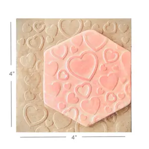 Parchment Texture Sheets - Heart Designs 2