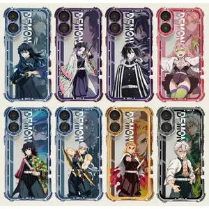 Demon Slayer Anime-Style Case for iPhone 17 17AIR 17 PRO MAX 11 12 13 14 15 16 PLUS and Samsung Galaxy S22 S23 S24 S25 S24ULTRA GMZR8-15 anti-drop shell