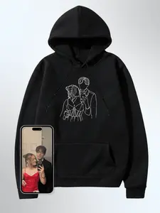 Soulmate Custom Embroidered Photo Hoodie