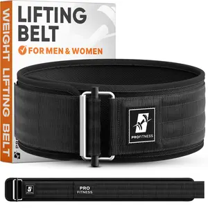 Weightlifting Belt for Men & Women - 4'' Wide Auto-Lock Design for Back Support - Versatile for Powerlifting, Deadlifts & Fitness Activities