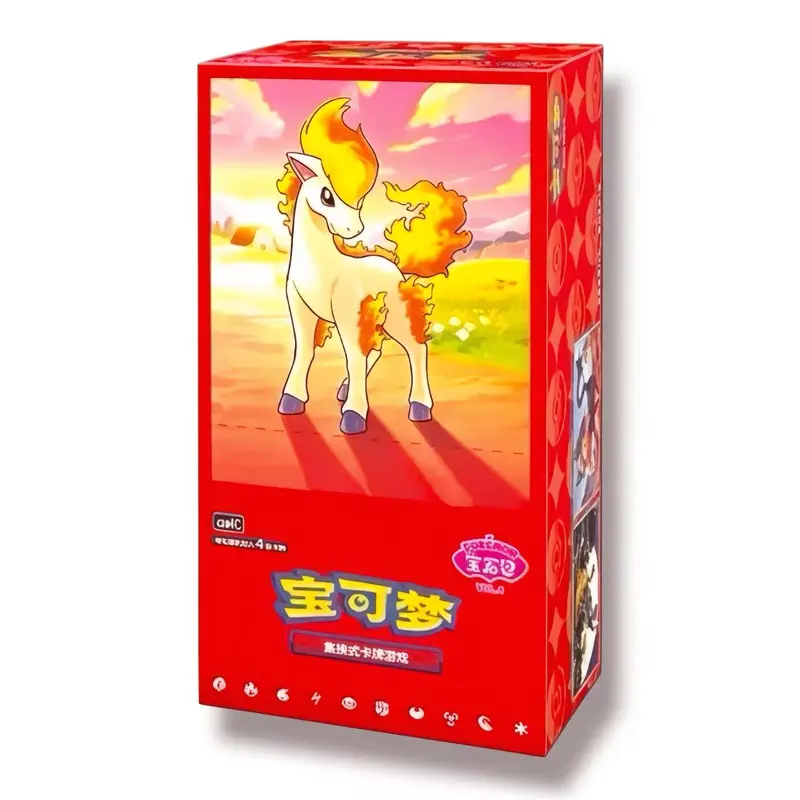 New Pokémon Simplified Chinese Vol 4 Set Gemstone Gem Pack TCG Sealed Booster Box - Non-Sports Trading Cards, Authentic Collectible TCG Accessories