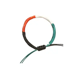 Braided Palestine Colors Adjustable Bracelet