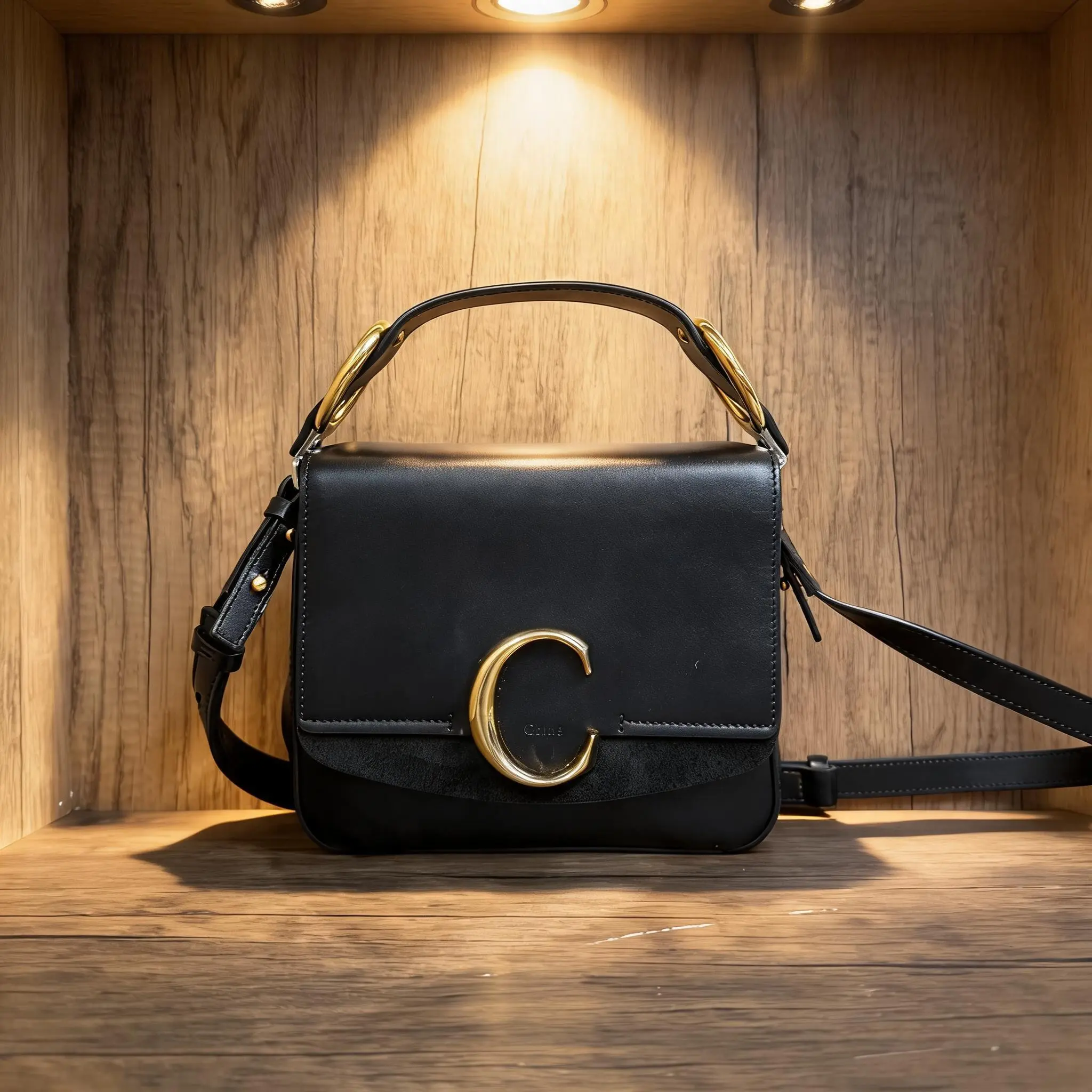 Pre-owned Chloé chloe Leather Shoulder Bag C0721888518