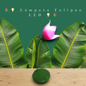 Floral LED Tulip Lamp  Lighting with Flexible Design, USB, Soft and Calming Light for Home, and More