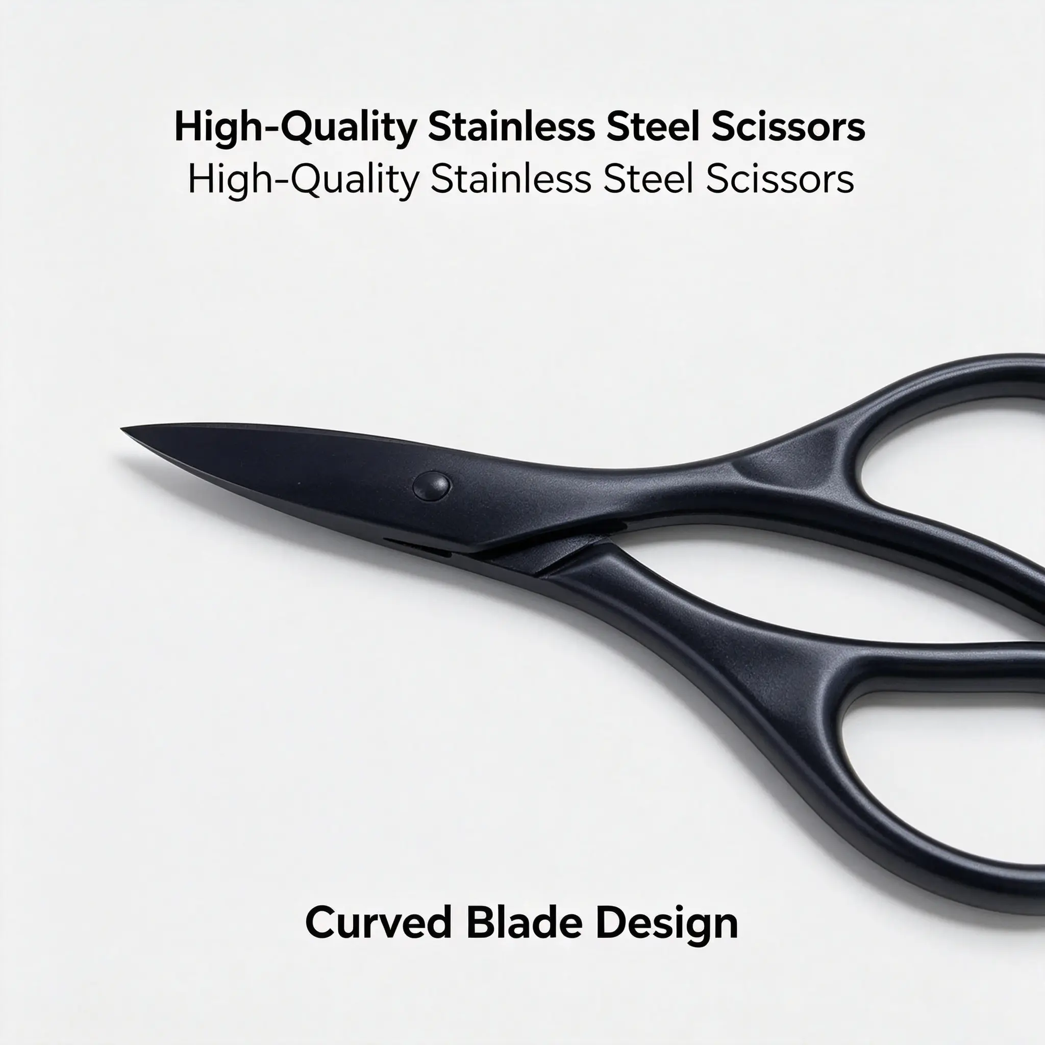 Professional Nail Cutter Scissors Eyebrows Eyelash Multi-purpose Curved Blade Manicure Pedicure Fingernail Toenail Clipper