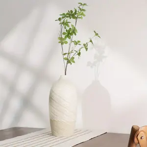 New Large Ceramic Table Vase Decor Round