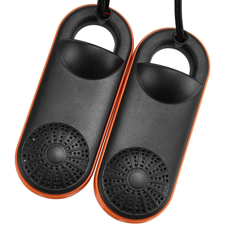 【DealsForYouDays】VEVOR Portable Shoe Dryer, Electric Boot Dryer, Deodorized Boot Warmers/Dryer with Quick Even Drying for Cotton Slippers, Snow Boots, Leather Shoes, Canvas Shoes, Socks, Black Orange