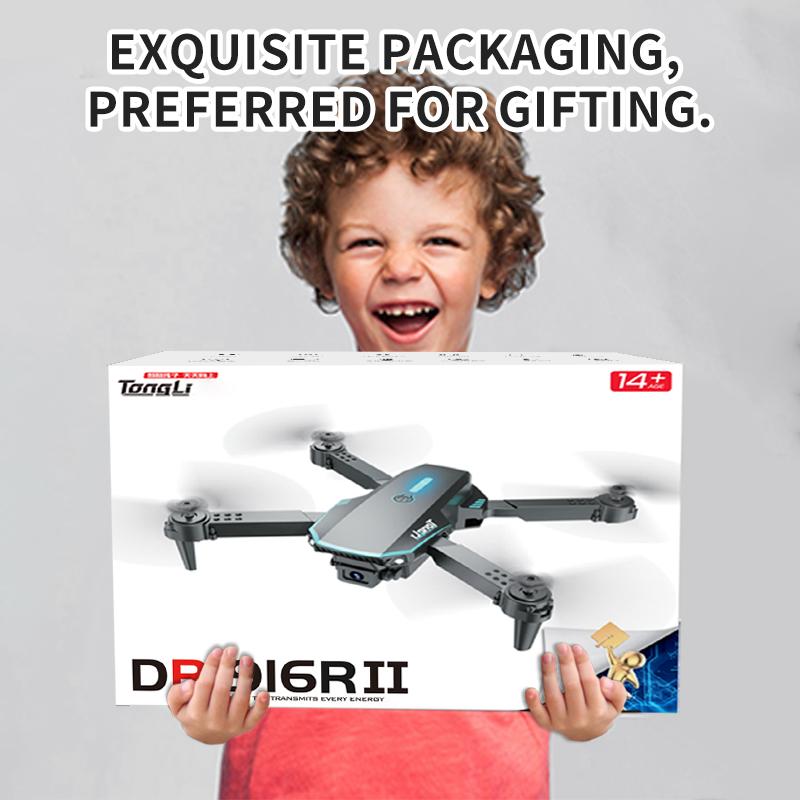 TongLi Kids' electric remote-controlled aircraft, aerial photography drone, four-axis flight vehicle with one-key take-off and stunt roll functions. It is an ideal holiday gift for children aged 6 to 12 for Christmas, Halloween and Thanksgiving.