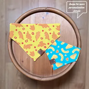Cheesy BFF's / Reversible / Over-the-Collar / Pet Bandana