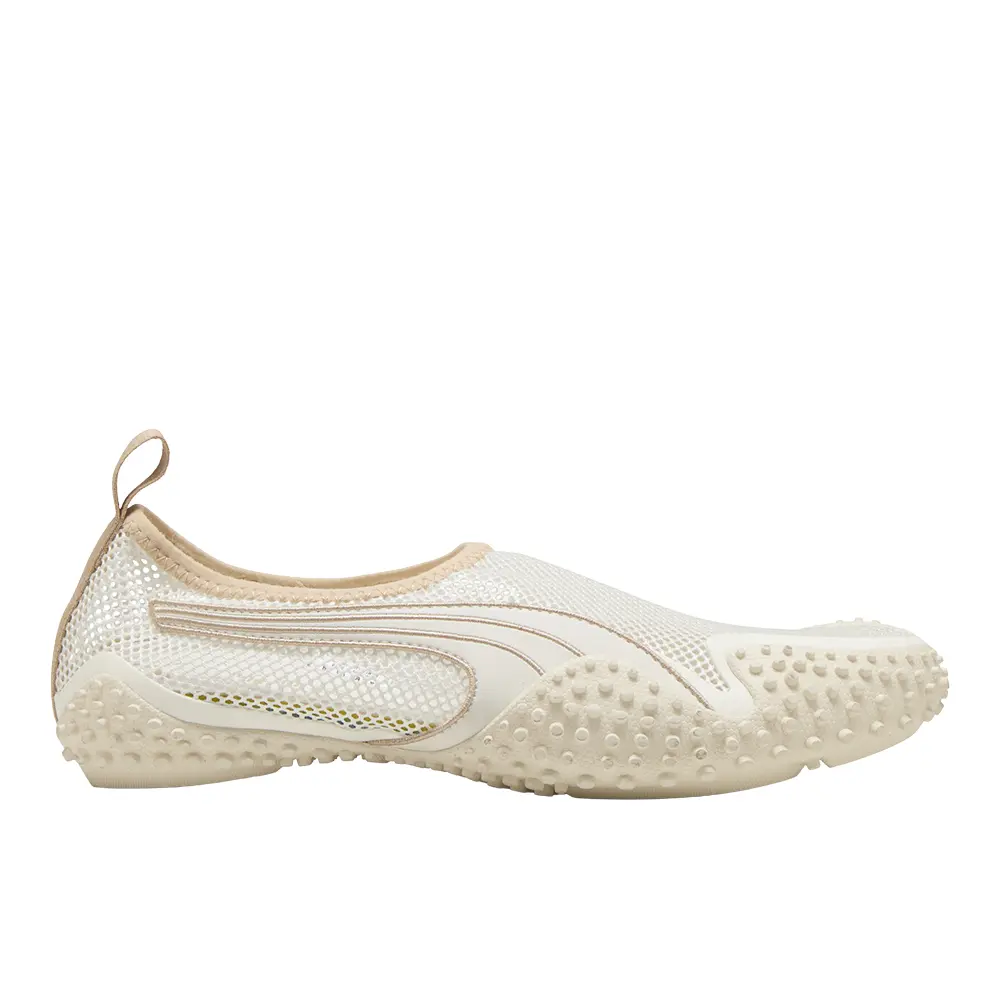 PUMA Mens Mostro Flex Mesh Slip On Sneakers Shoes Casual - Off White