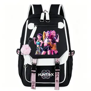 2026 kpop witch hunting group movieperipheral printed backpack school bagdaypack chest bag
