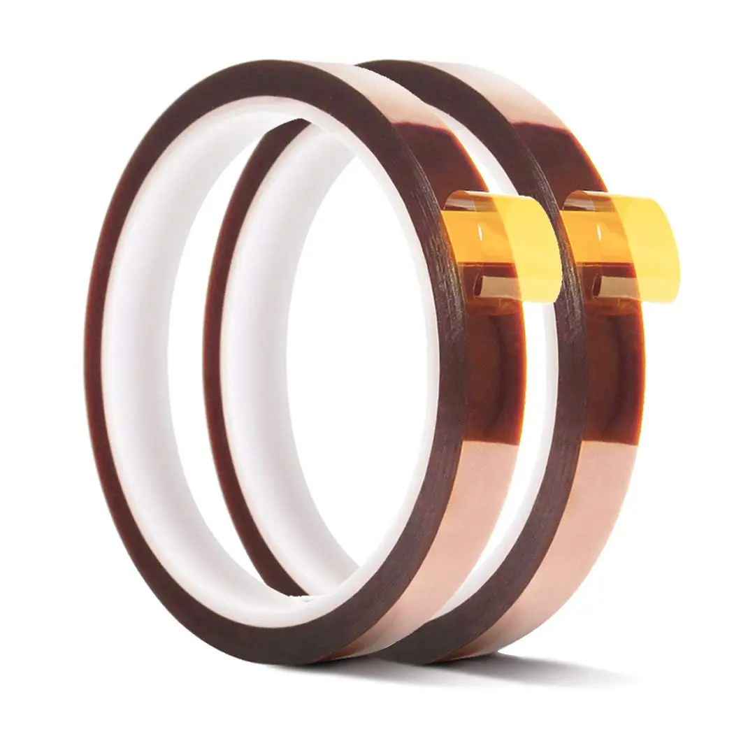 2 Rolls 10mm Kapton Tape – Heat Resistant 2 Rolls 10mm Kapton Tape – Heat Resistant