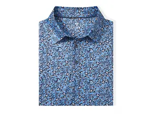 DTWOOO Brand - LEOPARD - Men's Print Performance Polo
