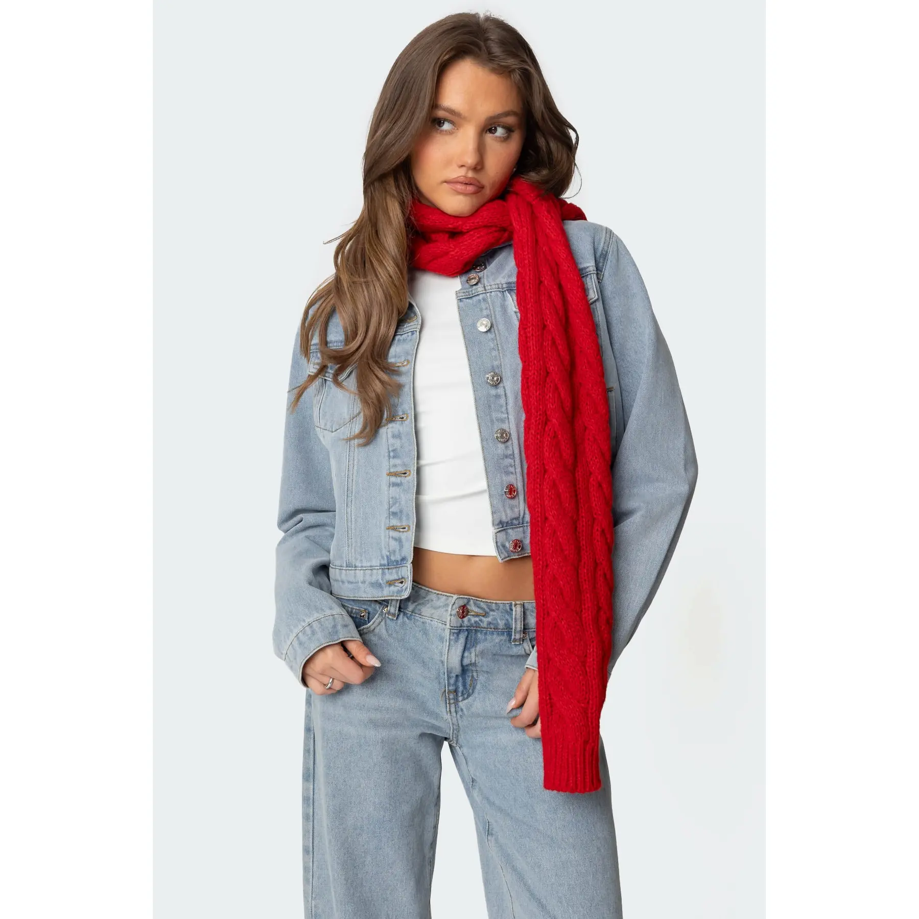 Cable Knit Scarf