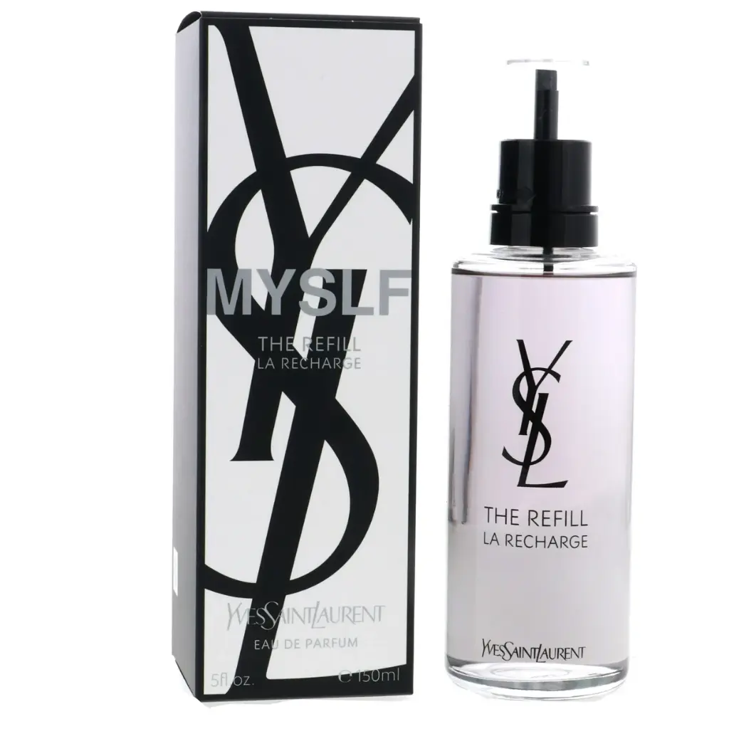 Yves Saint Laurent Myslf for Men Eau de Parfum Rechargeable Refillable Spray, 5.0 Ounce
