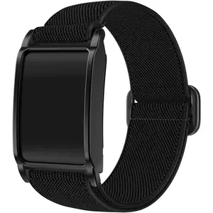 Nylon-Strap Compatible-With Whoop-4.0 Band - Adjustable- Breathable Replaceable Wristband, Stretchy  Bands for Men Women, 24cm Wristband for Hiking/Running/Outdoor