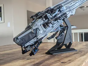 Wall OR Table Display Stand for LEGO 10327 ICONS Dune Atreides Royal Ornithopter | Multi Directional | Easy Install | Mounting Pins Included