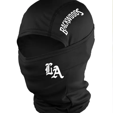 1/2/3-Piece Unisex LA Letter Balaclavas, Breathable Headwear Face Cover Mask for Men and Women, Outdoor Sports for Hiking, Fishing and Daily Commuting, Face Covering