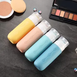 Travel toiletries refillable bottles, travel-friendly size, leak-proof design, refillable for liquids, suitable for cosmetics, shampoo, body wash and so on.
