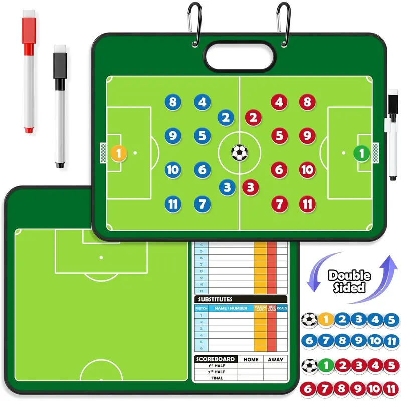 Dry Erase  Board, Baseball, Soccer, Football, Basketball Coaching Clipboard