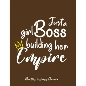 Just A Girl Boss Building Her Empire Monthly Business Planner: Small Business Sales Order Tracker Log book For Women, Monthly Sales Suppliers Profit ... Record To Keep Track Of Your Small Business, Paperback – February 2, 2022