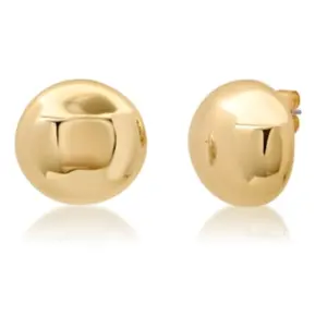 TAI- Puffy Large Button Studs