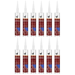 RV Roof Sealant Self-Leveling Wholesale Caulk 12 Pack, White, Ideal for RV Roof Repair & Appliance Sealing, Maintenance, Secure
