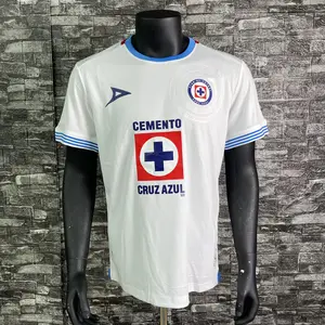 24 25 Mexico Ligamx League Cruz Azul Away Jersey Short Sleeve Soccer Jersey Fans Version