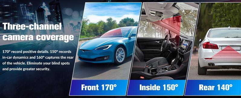 HD Car DVR with Dual Lenses, Loop Recording and 64GB Memory Card, Car Rear View Camera, Driving Recorder, 1080P, TIKTOKBLACKFRIDAY HD Car DVR with Dual Lenses, Loop Recording and 64GB Memory Card, Car Rear View Camera, Driving Recorder, 1080P, TIKTOKBLACKFRIDAY