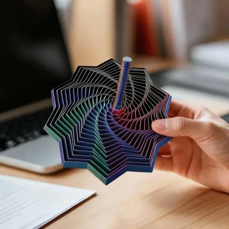 3D Printed Sensory Fidget Star, New Handheld Ten-Pointed Star ...