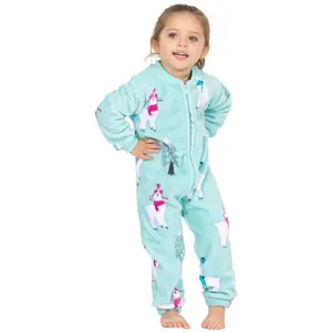 Land of Llamas Toddler Footless Chenille