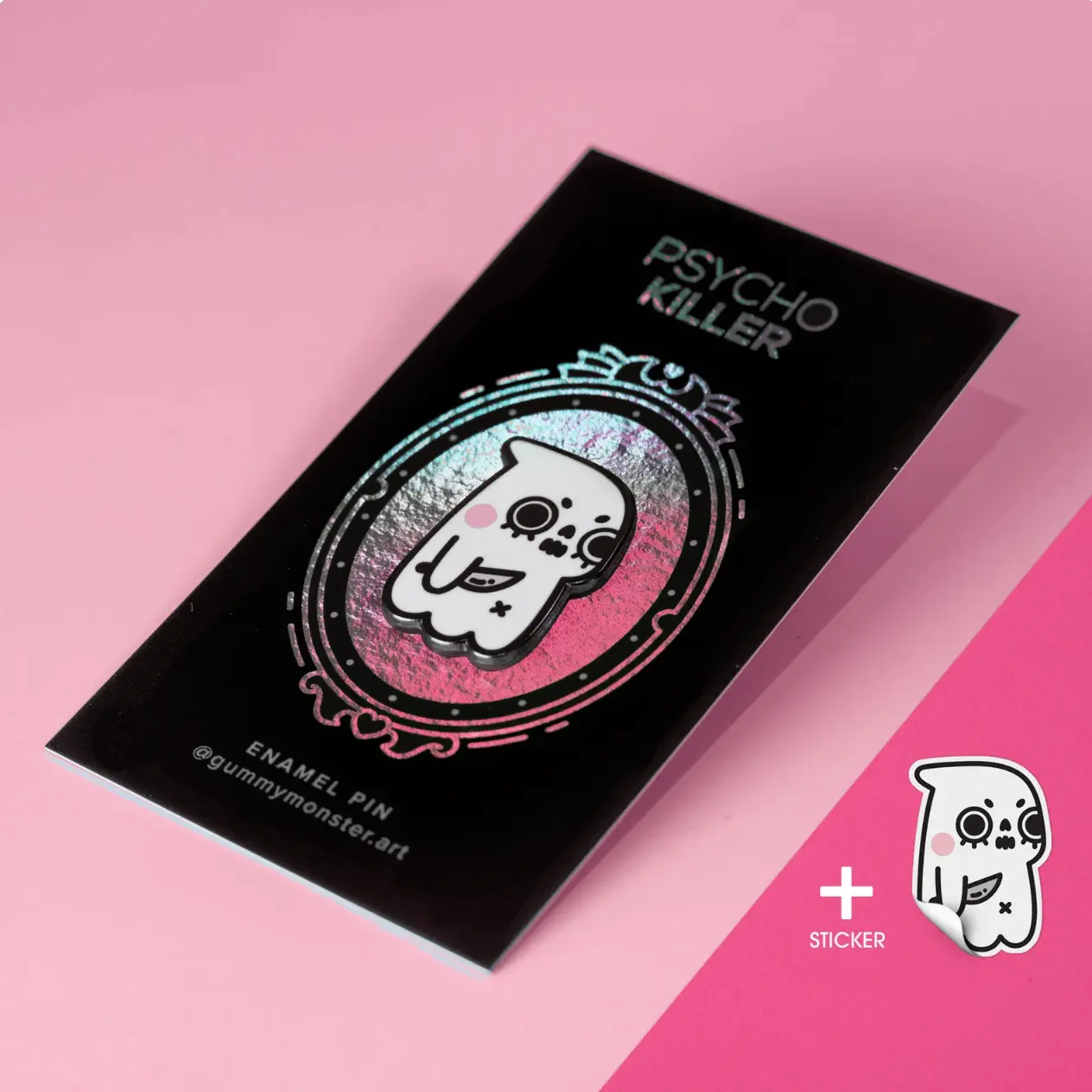 Ghosty Enamel Pin | Spooky Ghost Pin | Cute and Spooky