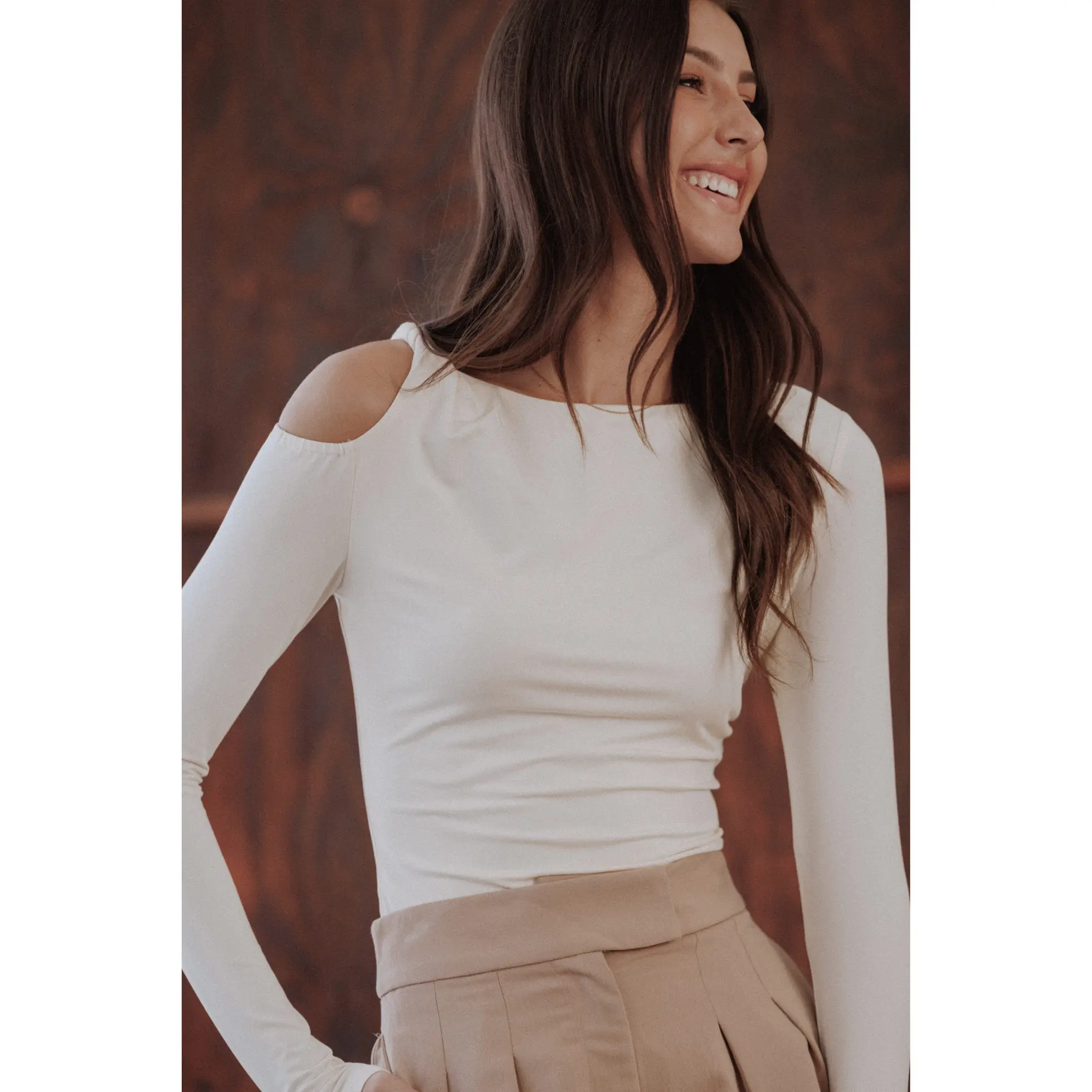 Darma Long Sleeve Top - Pale Yellow