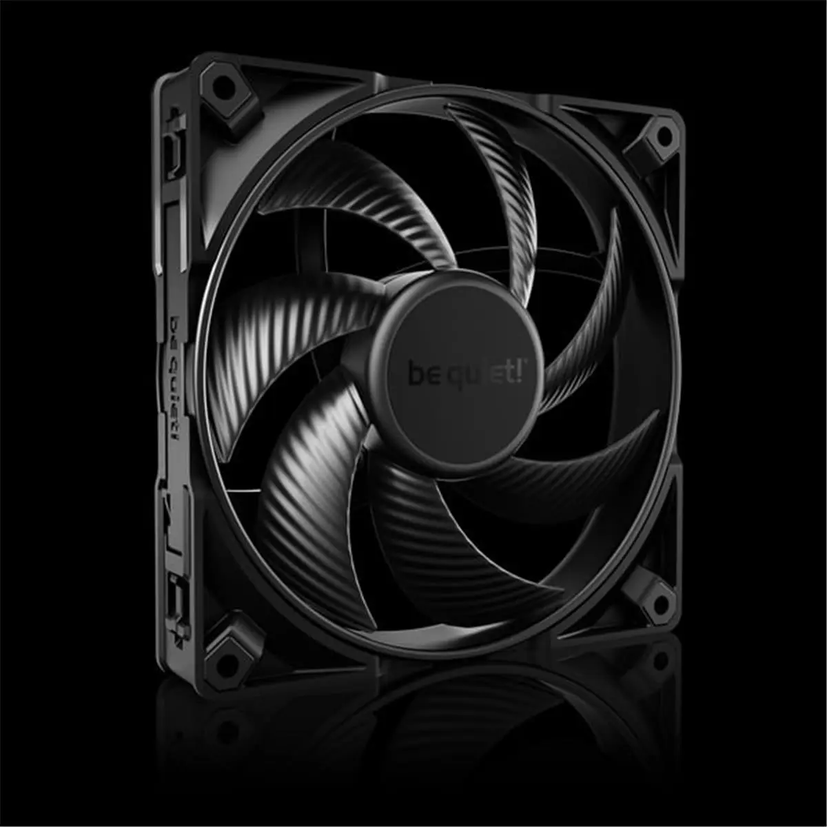 be quiet! Silent Wings Pro 4 140mm PWM Control Computer Case Fan - Black, 4-Pin, 2400 RPM High-Speed, 6W, 6-Pole Motor, Fluid Dynamic Bearings, Funnel Shape, Individual Mounting Systems for Heat Sinks, Less Vibration, Medium-Speed Smooth Operations, Pwm (