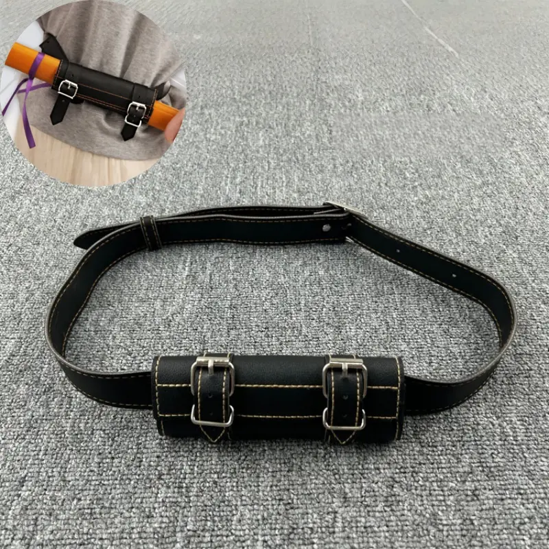 Medieval Black Katana Belt Holster Anime Cosplay Prop Accessories Costume Props Real Size Japanese Katana Original Samurai Belt Holder Samurai Sword Sleeve Waist Gift