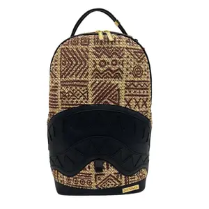 SPRAYGROUND - Ai Raffia Palm Shark DLXSV Backpack