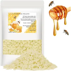 1LB Beeswax Pellets Beeswax for Candle Making  Beeswax Pellets for  Beeswax Beads Beeswax Bulk Beeswax for Lotion Making  for DIY and Craft Project