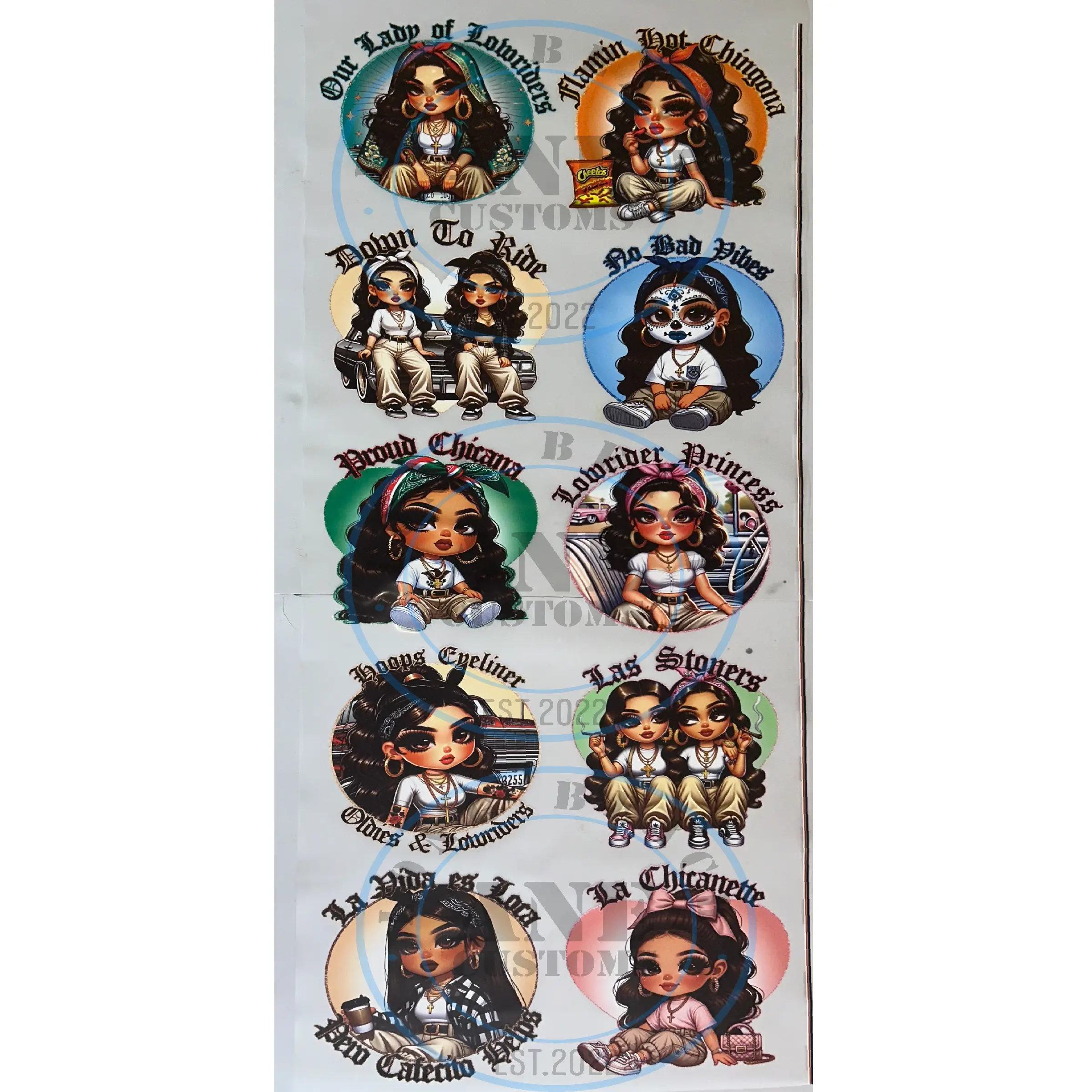 ready to ship chicana gangsheet ready to ship chicana gangsheet