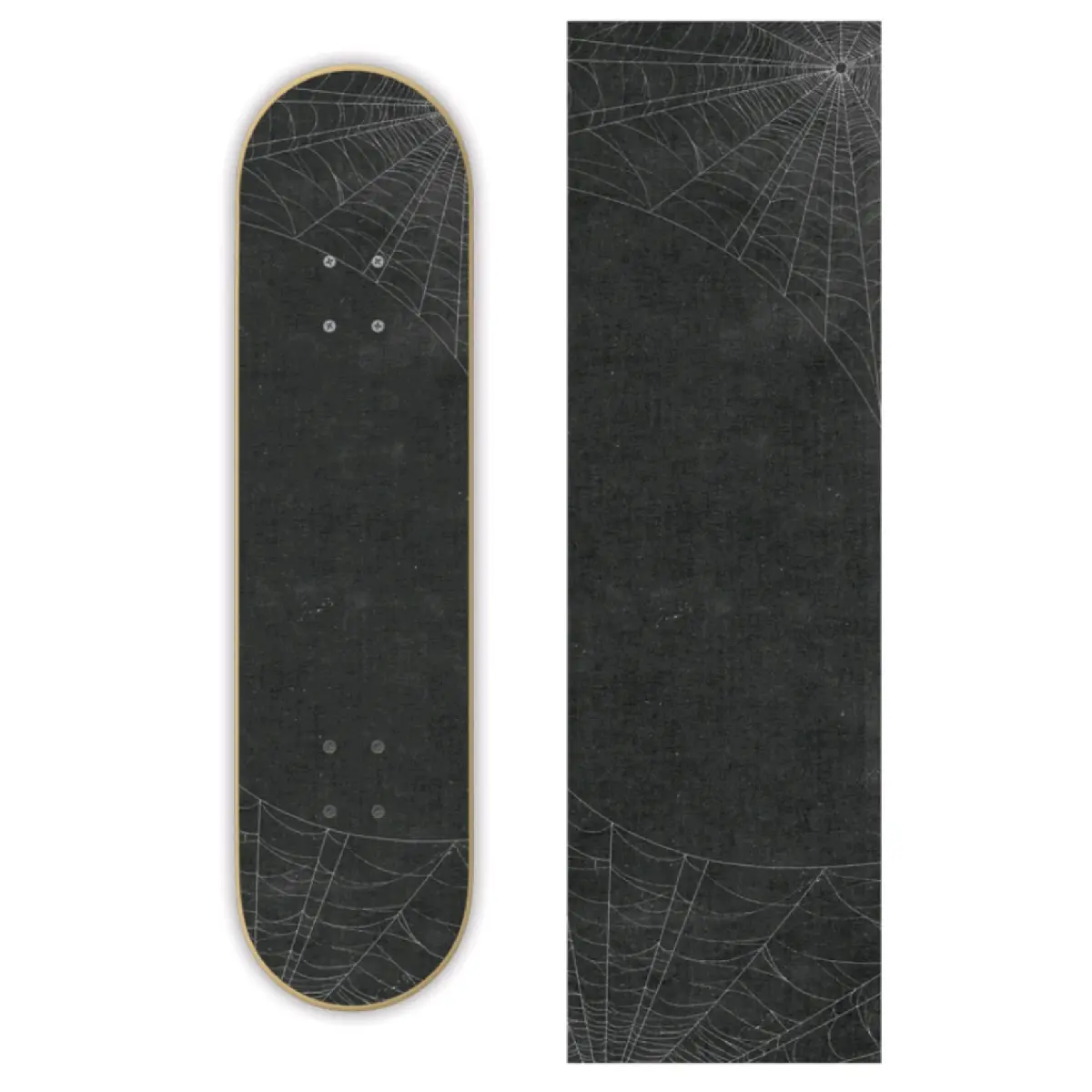 RAGDOLL'S WEB (BLACK) - Pvblic Domain Skateboars Griptape