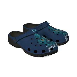 Blue Eddie Monster EVA Clogs — Cute Cartoon Bear Foam Slip-On Shoes