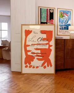 [UNFRAMED POSTER] Picasso Exhibition Poster | Le Chant des morts, 1948 | Museum-Quality Giclee Printing | Christmas and Birthday Gift Ideas