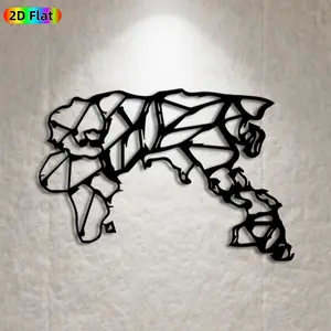 1pc Geometric Bear Metal Wall Art, Dynamic Bear Statue Mural, Ideal Gift for New Year, Christmas, Wildlife Decor Enthusiasts,  Wall Sculptures, Perfect for Outdoor Garden Fence & Indoor Living Room Wall, Stylish Home Accent for Nature Lovers