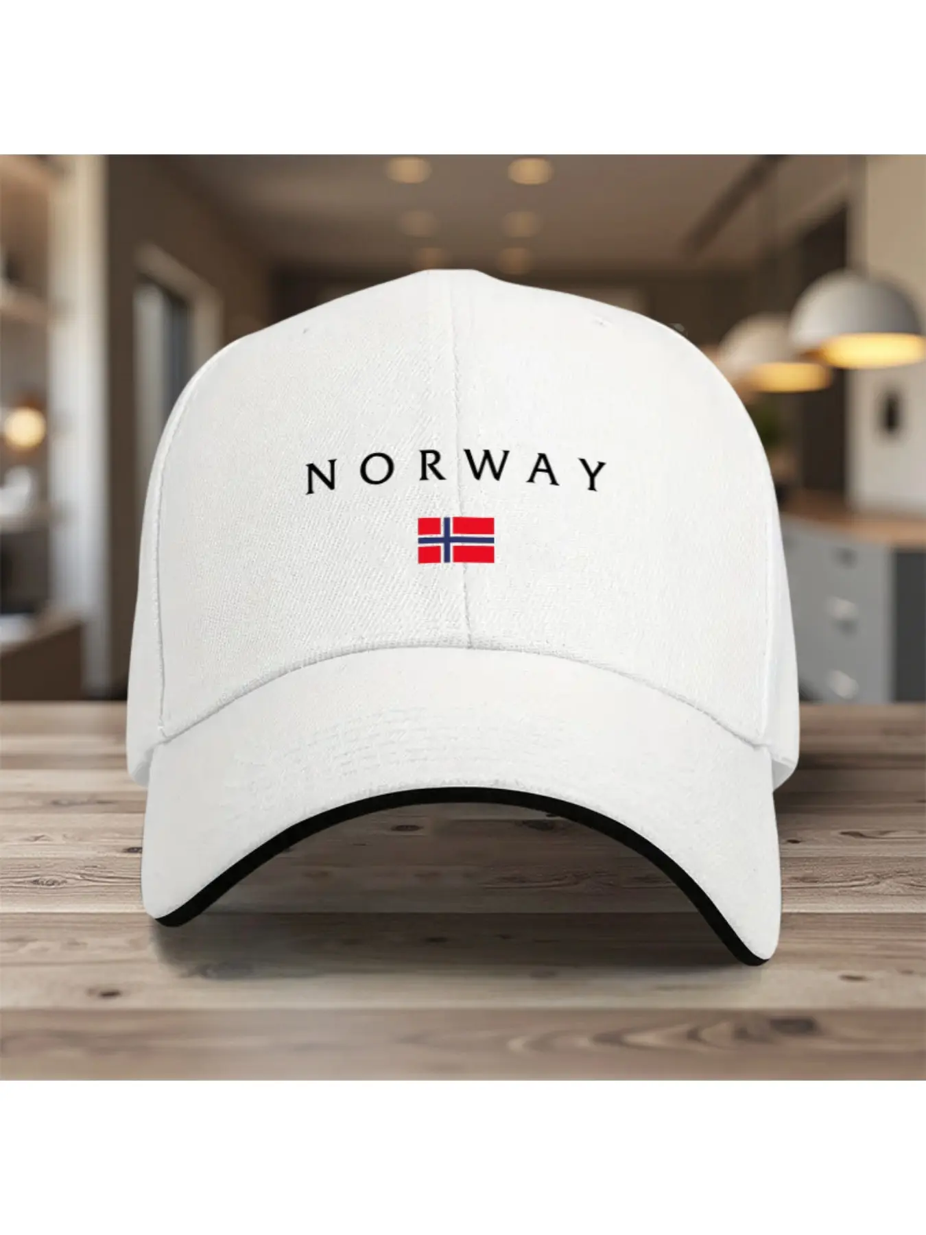 1pc Norwegian Flag Baseball Cap with Norway National Colors - Lightweight All-Season Adjustable Hat for Men & Women, Unisex Casual Outdoor Travel, Parties, Sports - Norway Pride Gift