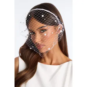 La Perla Veil Headband - Ivory